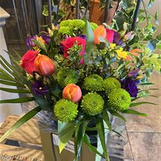 LILY FREE Bright Hand Tied Bouquet