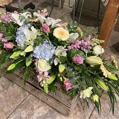 Pastel Casket Spray