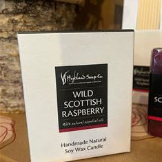 Wild Scottish Raspberry Soy Wax Candle