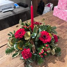 Christmas Candle Arrangement