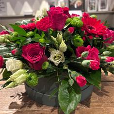 Valentines Florist Choice Hat Box