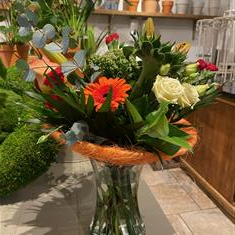 Autumn Hand Tied Vase Bouquet