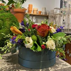 Autumn Hatbox Arrangement