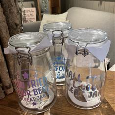 Personalised Glass Jar